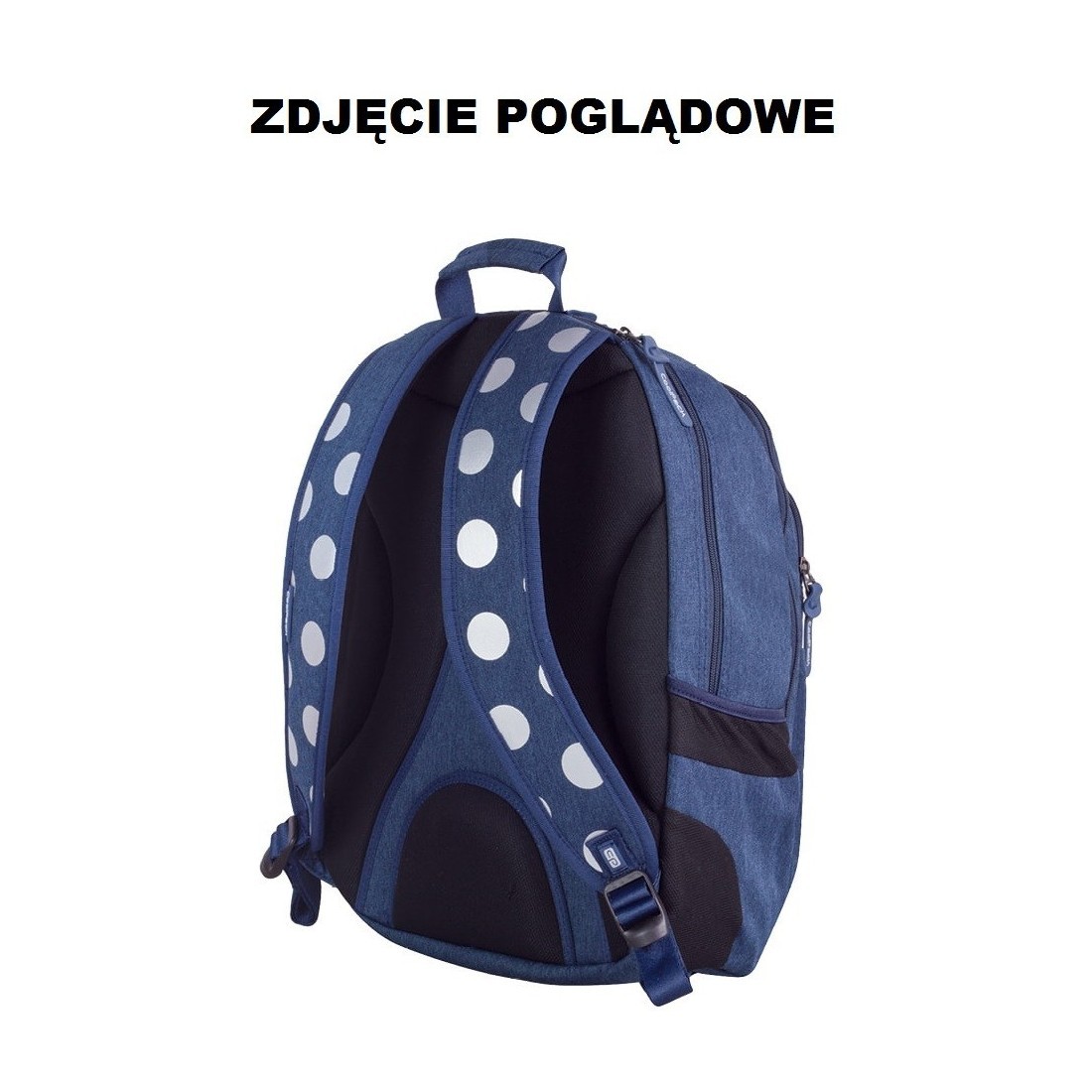 Plecak młodzieżowy CoolPack 702 Unit Silver Dots Grey dla dziewczyny - plecak-tornister.pl