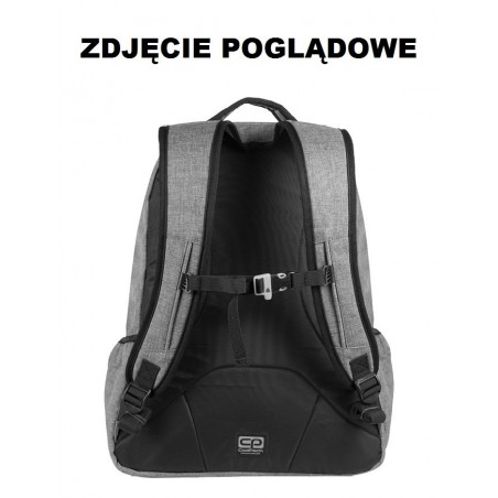 Plecak młodzieżowy na laptop CoolPack CP MERCATOR 861 SNOW BLACK