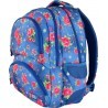 Plecak młodzieżowy 07 ST.RIGHT GARDEN niebieski w róże